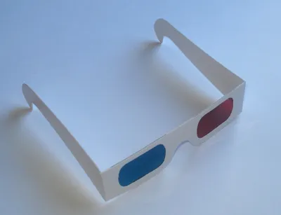 Модные очки - шаблон трафарет для 3Д ручки