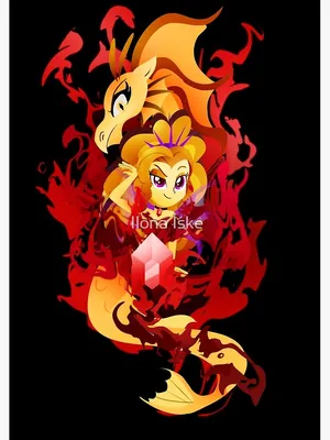 Adagio Dazzle - My Little Pony iPhone Skin by MyimagesArt | Society6