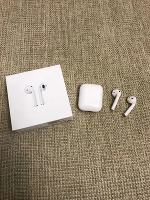 Купить AirPods 2 черные матовые с беспроводным чехлом в Москве. Цена на  беспроводные наушники оригинал, отзывы