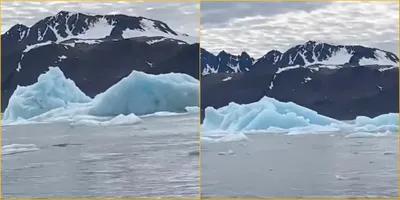 Самый большой в мире айсберг сдвинулся с места