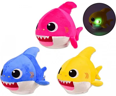 Мягкая игрушка Baby Shark Акулёнок Wow Wee 35 см: купить по цене 1249 руб.  в Москве и РФ (61451, 0771171614517)