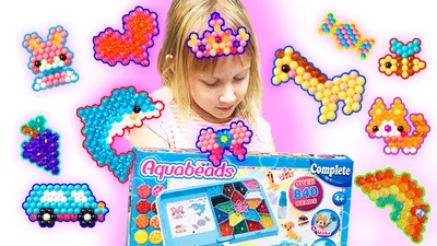 Aquabeads Студия новичка - «Сравним наборы аквабитс купленные в России и  заказанные на алиэкспресс» | отзывы