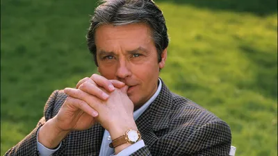 Ростовая фигура Ален Делон (Alain Delon) 714х1799 мм - купить по выгодной  цене | Магазин шаблонов Принт100