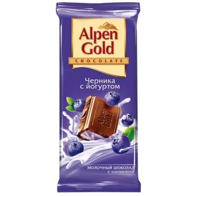 Alpen Gold Шоколад Альпен Гольд \"Два шоколада\", темный и белый, 85 г