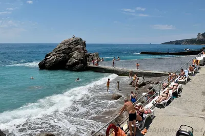 Пляжи в Алупке – Золотые Купола, Алупка, Крым