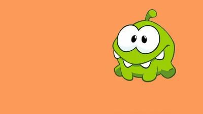 Картинка для торта \"Ам-Ням (Cut the rope)\" - PT102043 печать на сахарной  пищевой бумаге