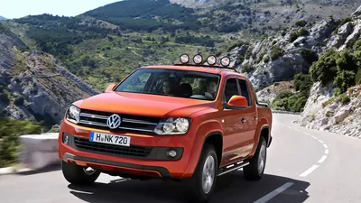 Front guard with fender type 2 Volkswagen Amarok (2016-) polished