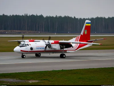 Фотография самолёта · Антонов · Ан-26 · 04 (зав.н. 4709) · Украина - ГСЧС  (МЧС) ✈ russianplanes.net ✈ наша авиация