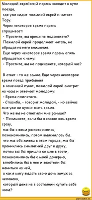 Молодой еврейский парень заходит в купе поезда, где уже сидит пожилой еврей  и читает Тору. Через / расистские анекдоты :: анекдоты / смешные картинки и  другие приколы: комиксы, гиф анимация, видео, лучший интеллектуальный юмор.