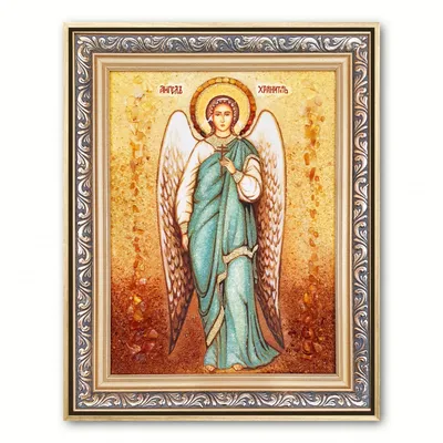 Ангел Хранитель с душой в руке, писанная икона купить в церковной лавке  Данилова монастыря