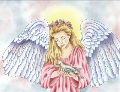 Картина по номерам Небесный ангел Дети и ангелочки 40х50см Роспись на  холсте Brushme BS3232 (ID#1690776511), цена: 520 ₴, купить на Prom.ua