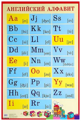 Заказать по привлекательной цене стенд тактильно-звуковой «Английский  алфавит» 840x640мм