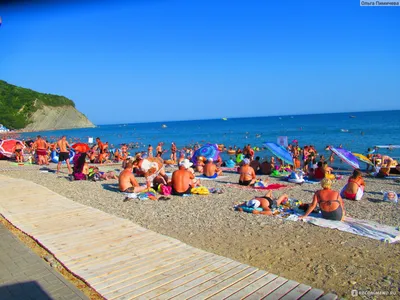 Центральный пляж, Архипо - Осиповка, Краснодарский край - «🏖Архипо-  Осиповка...Июль 2020... Пляж длиною в 800 метров. Несмотря на множество  людей, места хватает всем. » | отзывы