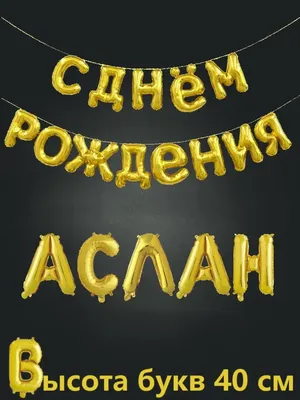 С Днем рождения, Аслан! - YouTube