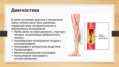 Атеросклероз нижних конечностей карта вызова скорой медицинской помощи  сосудов