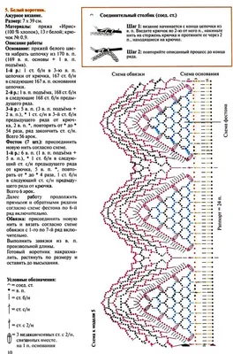 Ажурный воротник крючком - 66 фото