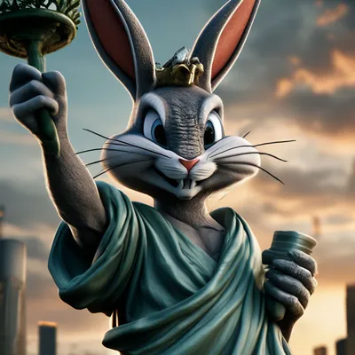 Bugs Bunny face, Багз Банни Мультяшный, Багз Банни, животные, позвоночные,  голова png | Klipartz