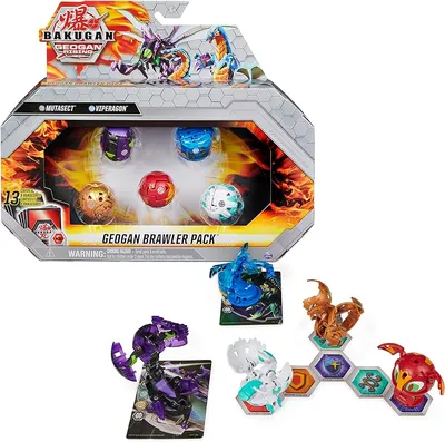 Bakugan Drago and Dan 1/10 Scale Collectible Diorama – Bedrock Collectibles