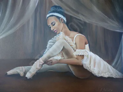 Картина Балерина ᐉ Обертас Юрий ᐉ онлайн-галерея Molbert.
