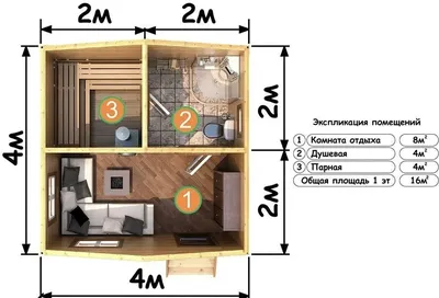 Купить сруб бани 3 на 4: Баня 3 на 4 м под ключ в Владимире