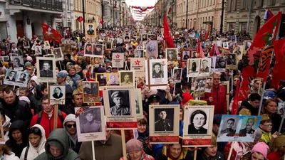 В Петербурге в акции \"Бессмертный полк\" участвовали более миллиона человек  - РИА Новости, 09.05.2022