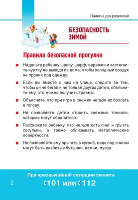 Безопасность детей на водных объектах в осенне -зимний период | № 30  \"Незабудка\"