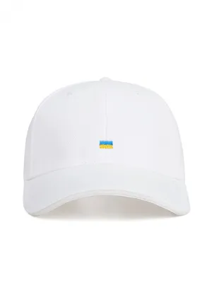 Кепка BASEBALL CAP біла 2/22 | прапор від GARD