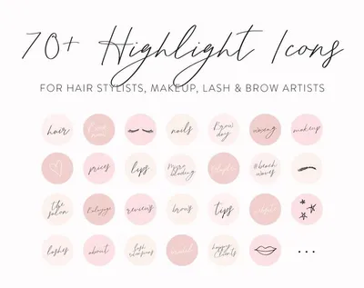 Beauty Instagram Highlight Icons 70 Instagram Text Highlights Highlight  Covers und Icons für Schönheitssalons Instagram Templates - Etsy.de |  Instagram highlight icons, Instagram template, Beauty