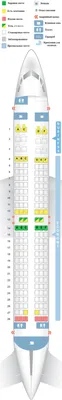Схема салона Боинг 737-800, как выбрать лучшие места в салоне Аэрофлота,  Победы, S7, Нордвинд и других авиакомпаний