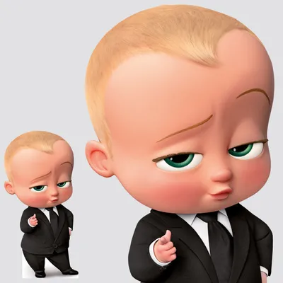 Ростовая фигура Босс-молокосос (The Boss Baby) вид 1 (402х800 мм) - купить  по выгодной цене | Магазин шаблонов Принт100