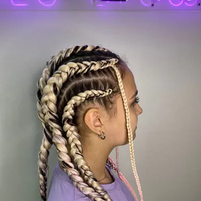 Брейды в хвост | Hair styles, Braided hairstyles, Hair