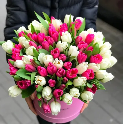 Букет 35 тюльпанов заказать с доставкой в Челябинске - салон «Дари Цветы»