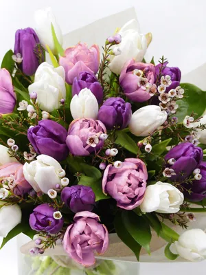 Букет тюльпанов №145 - Voki Flowers - квіткова майстерня