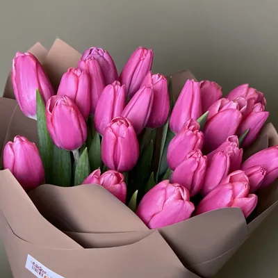 Купить Букет тюльпанов 51 шт \"Микс цветов\" с доставкой в Краснодаре |  Vanilla