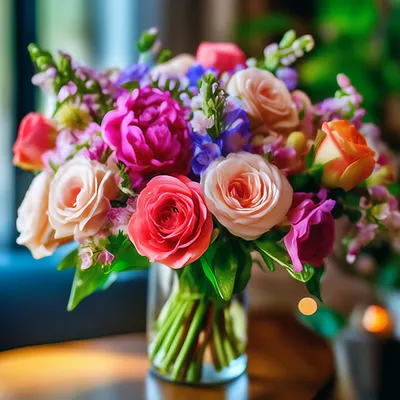 Красивый букет цветов , красиво, …» — создано в Шедевруме