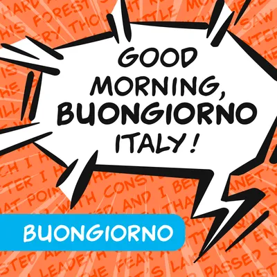 Italienisch Guten Morgen Buongiorno' Sticker | Spreadshirt