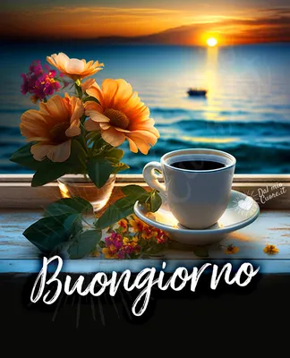 Buongiorno, italienische guten Morgen Stockfotografie - Alamy