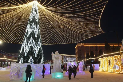 10 фото главного ледового городка в Челябинске