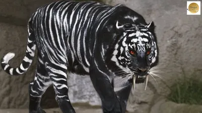 Черный тигр арт злой - 68 фото