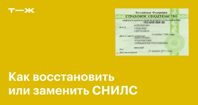 ПФР: очень важно, чтобы данные в свидетельстве СНИЛС всегда были актуальны