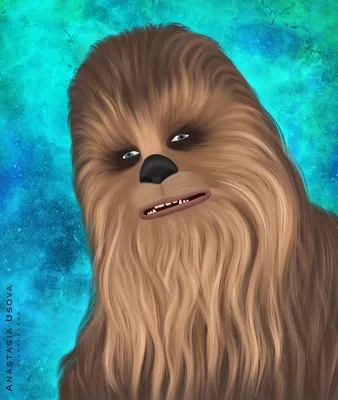 Chewbacca art | Чубакка, Рисунок, Иллюстрации