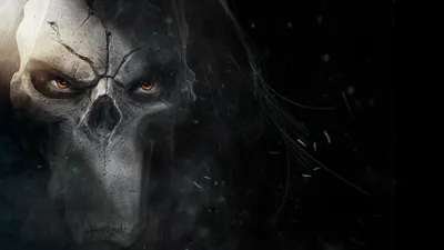 Обои vigil games, смерть, маска, darksiders 2, thq, darksiders ii, взгляд  на рабочий стол