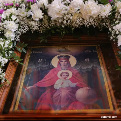 Wooden Icon of Our Lady Derzhavnaya Державная Икона Божией Матери 5.1\" x  6.2\" | eBay