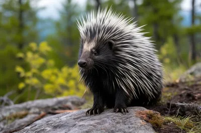 Индийский дикобраз (Hystrix indica) — Зоопарк «Лимпопо» г. Нижний Новгород  – Нижегородский зоопарк