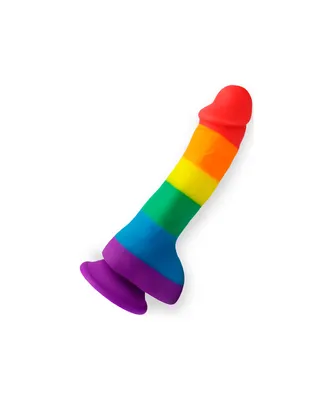 Pride Dildo Rainbow with Balls силиконовый дилдо - SexyStyle.eu