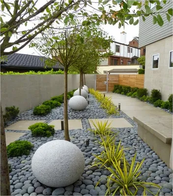 Идеи для маленького двора | Modern backyard landscaping, Modern  landscaping, Modern garden design