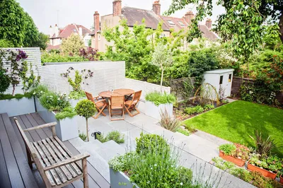Маленький сад: практичный дизайн заднего дворика дома | INTERIORI.CLUB