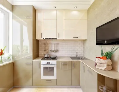 Дизайн маленькой кухни для малогабаритной квартиры