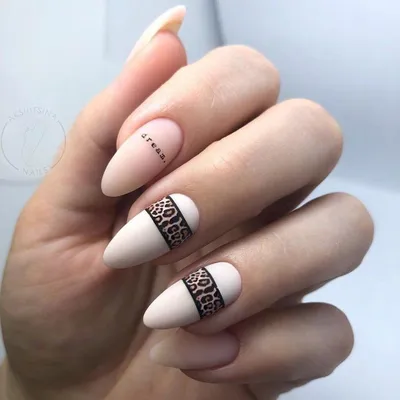 Леопард на ногтях | Gold gel nails, Gel nails, Pretty nails