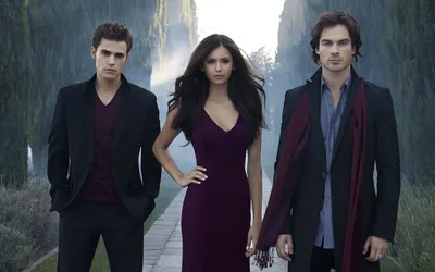 Картина GeekLand The Vampire Diaries Дневники Вампира Елена, Стефан и  Деймон (60х40 см) VD 09.001 (FU21VD 09.001) - купить в магазине mBuy24.com